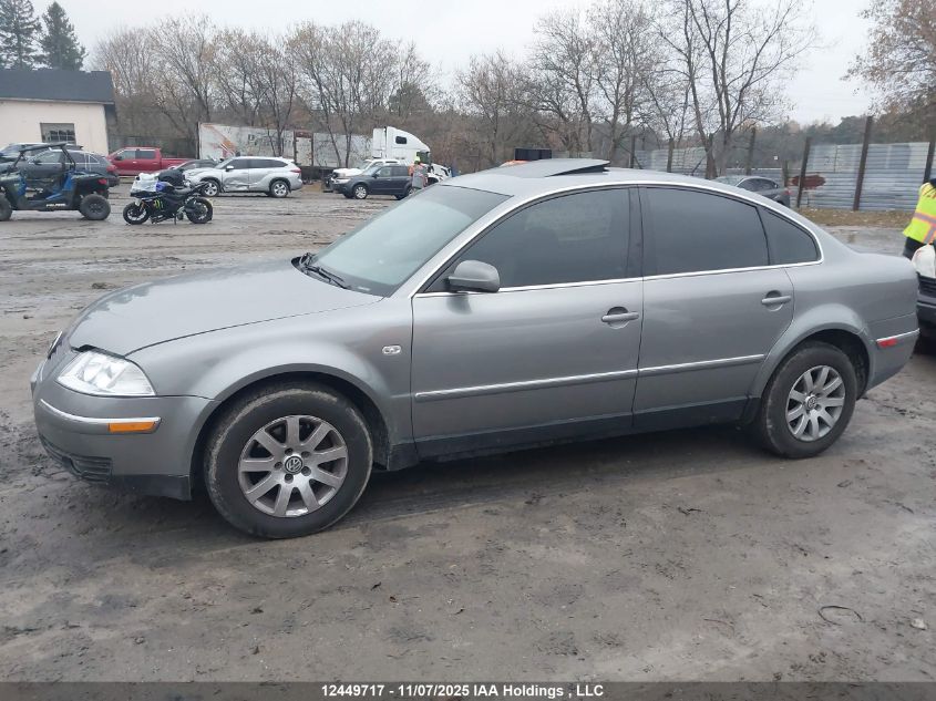 2002 Volkswagen Passat Gls VIN: WVWPH63B52P115131 Lot: 12449717