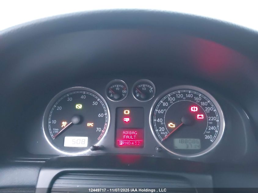 2002 Volkswagen Passat Gls VIN: WVWPH63B52P115131 Lot: 12449717