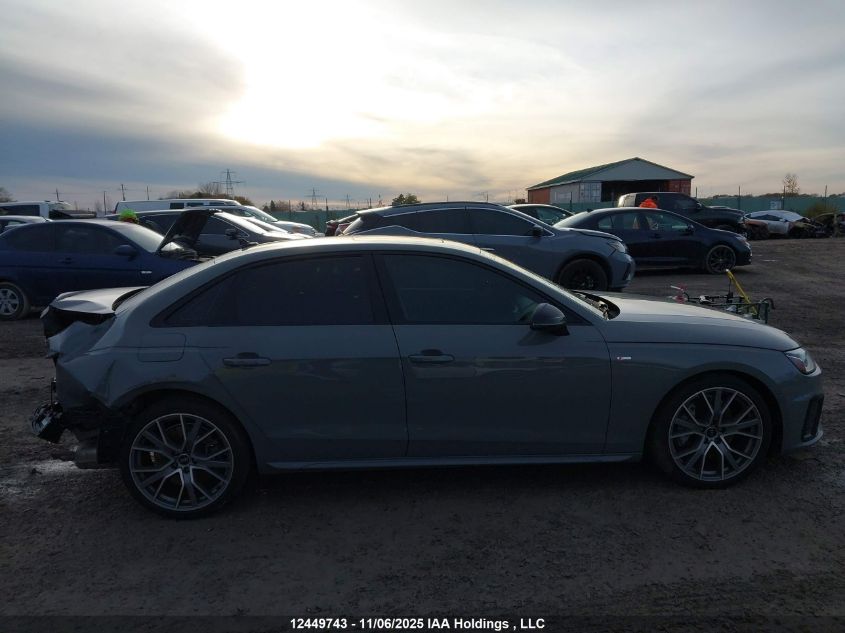 2021 Audi A4 45 Progressiv VIN: WAUEAAF48MN009683 Lot: 12449743