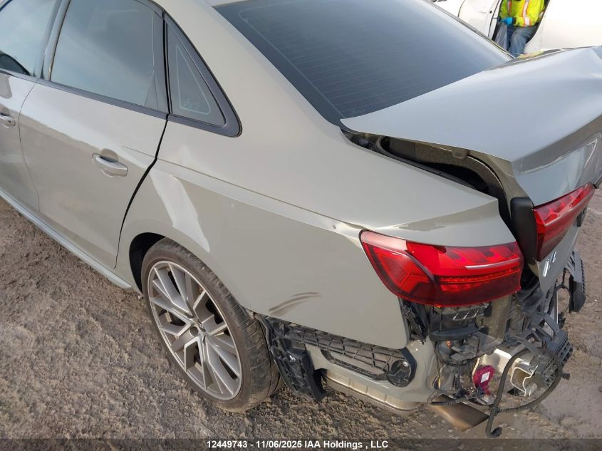 2021 Audi A4 45 Progressiv VIN: WAUEAAF48MN009683 Lot: 12449743
