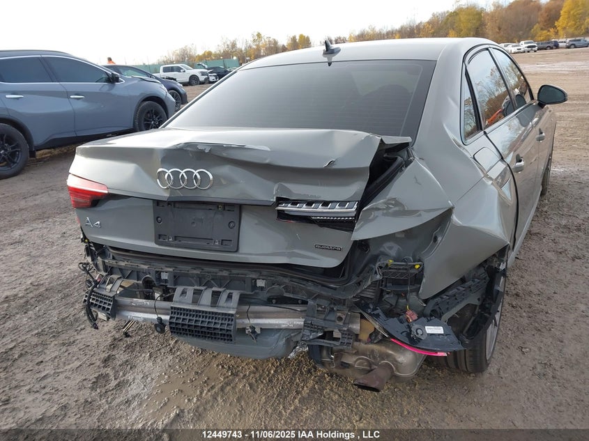 2021 Audi A4 45 Progressiv VIN: WAUEAAF48MN009683 Lot: 12449743