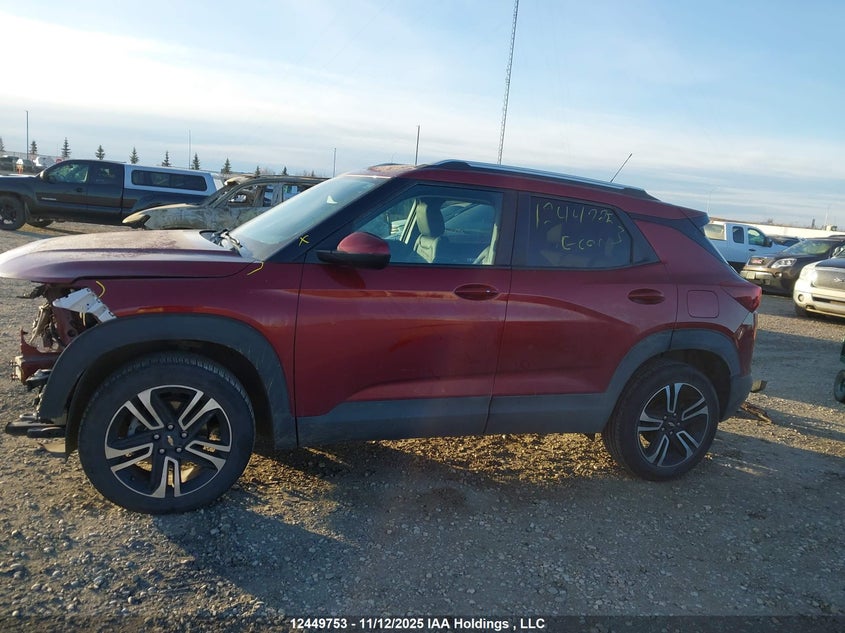 2022 Chevrolet Trailblazer Lt VIN: KL79MPSL1NB025414 Lot: 12449753
