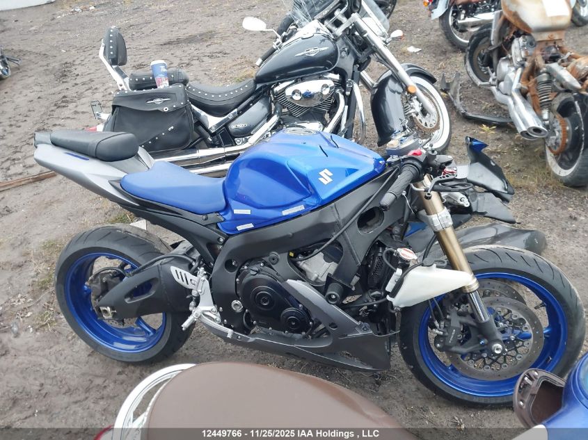 2008 Suzuki Gsx-R600 VIN: JS1GN7EAX82108646 Lot: 12449766