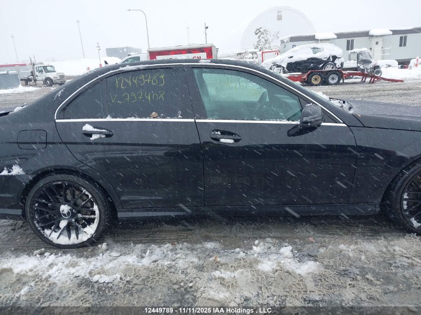 2013 Mercedes-Benz C 300 4Matic VIN: WDDGF8AB1DA797408 Lot: 12449789