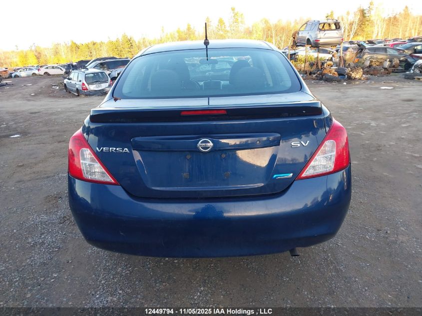 2013 Nissan Versa S/S Plus/Sv/Sl VIN: 3N1CN7AP1DL875487 Lot: 12449794