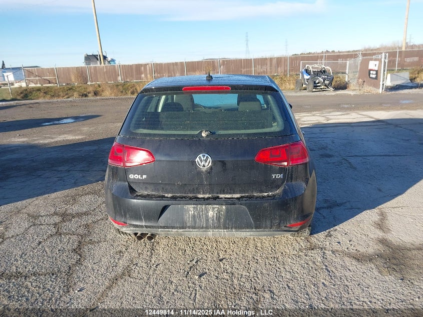 2015 Volkswagen Golf 2.0 Tdi Comfortline/2.0 Tdi Highline/2.0 Tdi Trendline VIN: 3VWRA7AU2FM088051 Lot: 12449814
