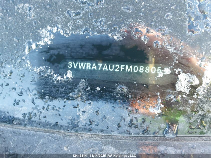 2015 Volkswagen Golf 2.0 Tdi Comfortline/2.0 Tdi Highline/2.0 Tdi Trendline VIN: 3VWRA7AU2FM088051 Lot: 12449814