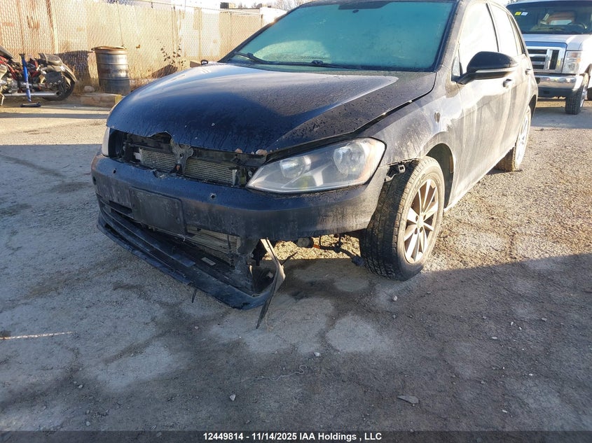 2015 Volkswagen Golf 2.0 Tdi Comfortline/2.0 Tdi Highline/2.0 Tdi Trendline VIN: 3VWRA7AU2FM088051 Lot: 12449814