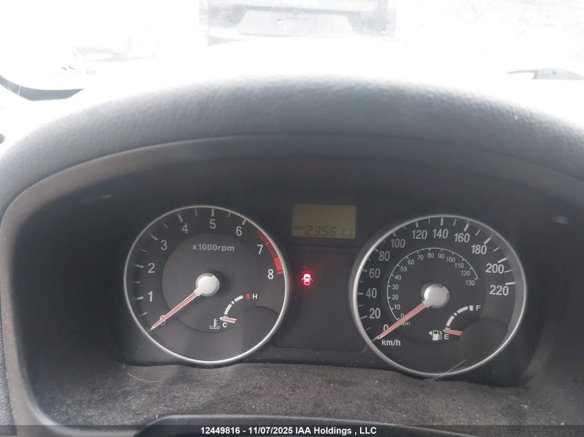 2006 Hyundai Accent VIN: KMHCN45C46U035422 Lot: 12449816