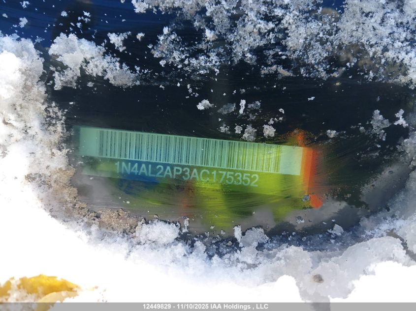 2010 Nissan Altima VIN: 1N4AL2AP3AC175352 Lot: 12449829