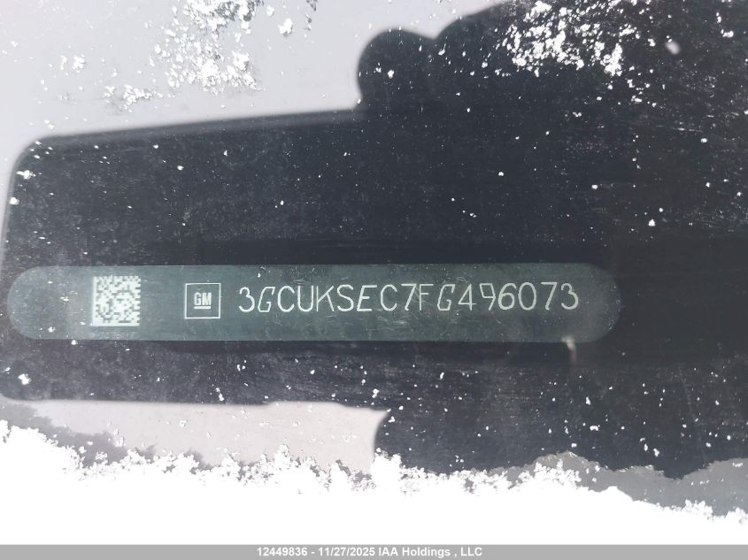 2015 Chevrolet Silverado 1500 1Lz/2Lz/Ltz VIN: 3GCUKSEC7FG496073 Lot: 12449836