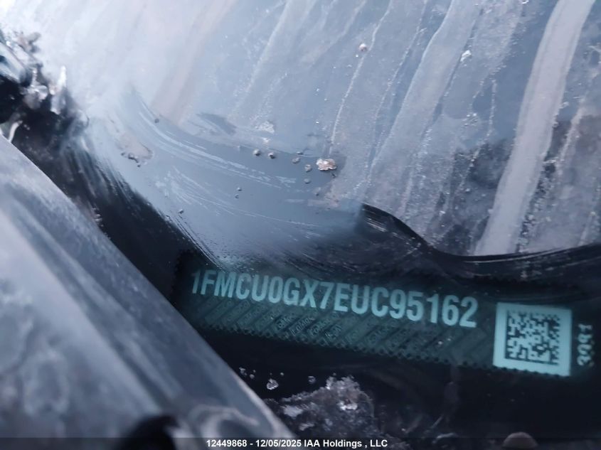 2014 Ford Escape Se VIN: 1FMCU0GX7EUC95162 Lot: 12449868