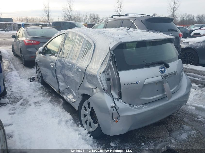 2013 Toyota Prius VIN: JTDKDTB38D1039618 Lot: 12449878