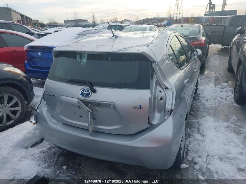 2013 Toyota Prius VIN: JTDKDTB38D1039618 Lot: 12449878