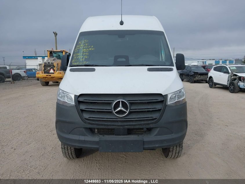 2025 Mercedes-Benz Sprinter 2500 Standard Roof 4-Cyl Diesel Ho VIN: W1Y4NBVY0SP762716 Lot: 12449883
