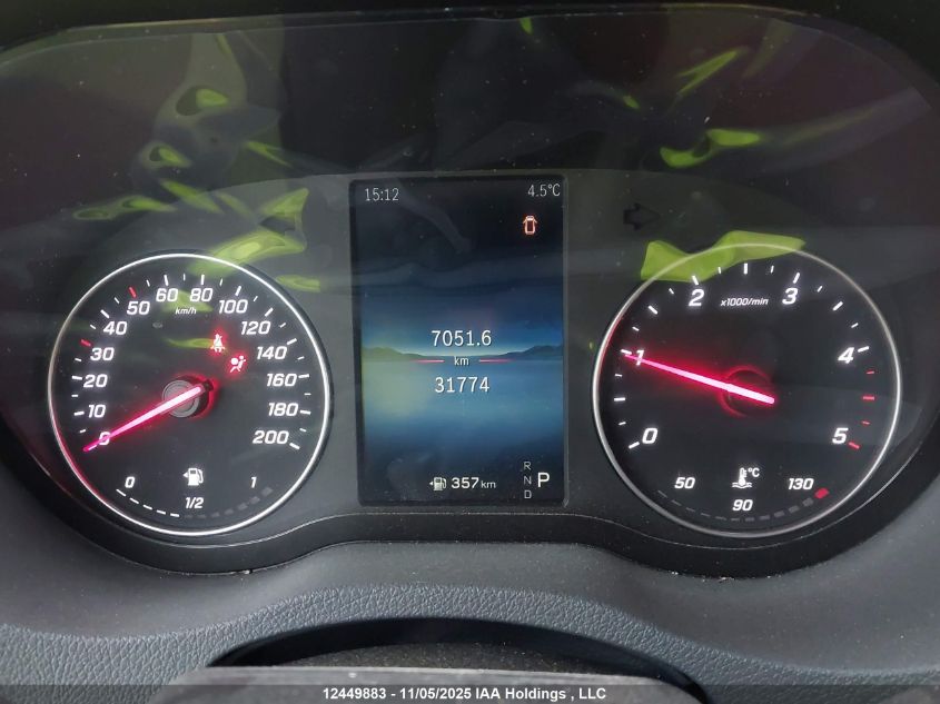 2025 Mercedes-Benz Sprinter 2500 Standard Roof 4-Cyl Diesel Ho VIN: W1Y4NBVY0SP762716 Lot: 12449883