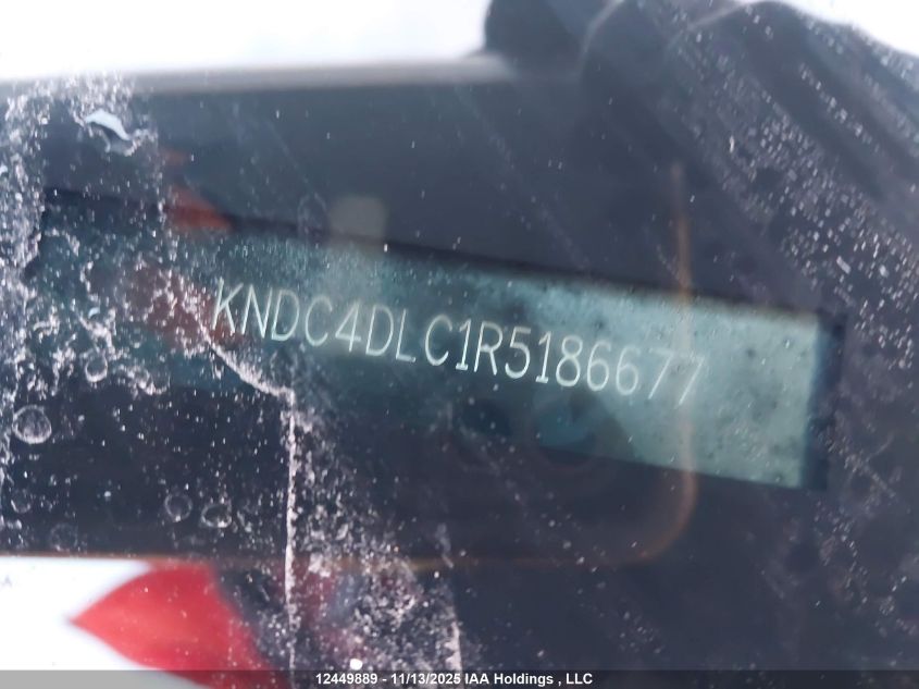 2024 Kia Ev6 VIN: KNDC4DLC1R5186677 Lot: 12449889