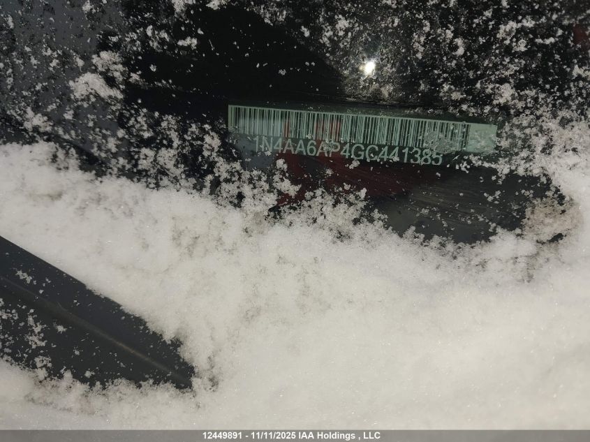 2016 Nissan Maxima 3.5S/Sv/Sl/Sr/Plat VIN: 1N4AA6AP4GC441385 Lot: 12449891