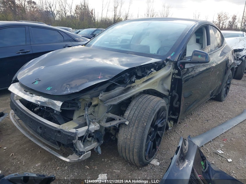 2023 Tesla Model Y Long Range VIN: 7SAYGDEE2PF763890 Lot: 12449912