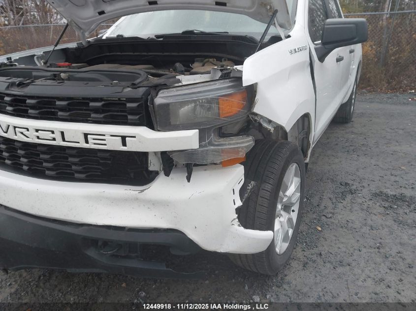 2020 Chevrolet Silverado K1500 Custom VIN: 1GCUYBEF6LZ235179 Lot: 12449918