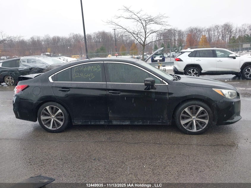 2015 Subaru Legacy 2.5I Limited VIN: 4S3BNCL62F3024643 Lot: 12449935