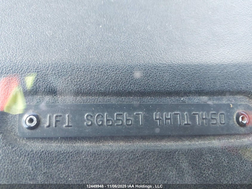 2004 Subaru Forester 2.5Xs VIN: JF1SG65674H717450 Lot: 12449948