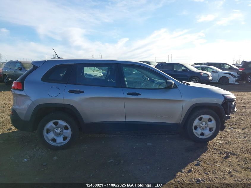 2016 Jeep Cherokee Sport VIN: 1C4PJLAB7GW264028 Lot: 12450021