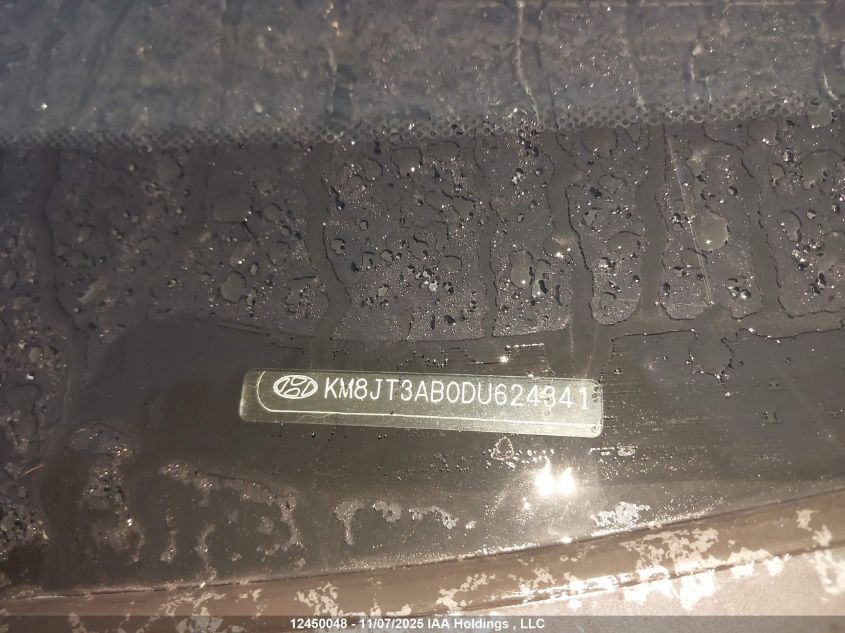 2013 Hyundai Tucson VIN: KM8JT3AB0DU624341 Lot: 12450048