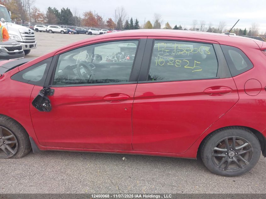 2016 Honda Fit VIN: 3HGGK5H57GM108825 Lot: 12450068