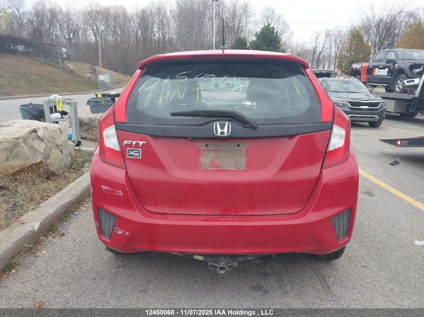 2016 Honda Fit VIN: 3HGGK5H57GM108825 Lot: 12450068
