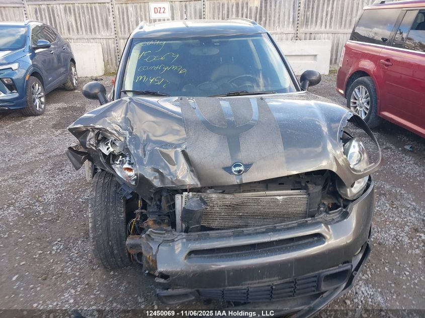 2012 Mini Cooper S Countryman VIN: WMWZC5C50CWM14512 Lot: 12450069