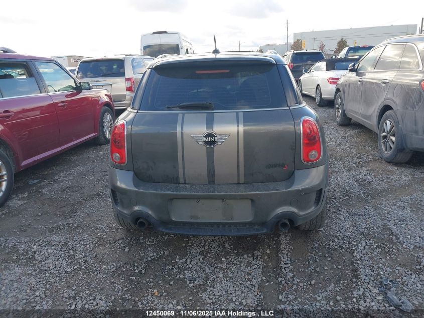 2012 Mini Cooper S Countryman VIN: WMWZC5C50CWM14512 Lot: 12450069