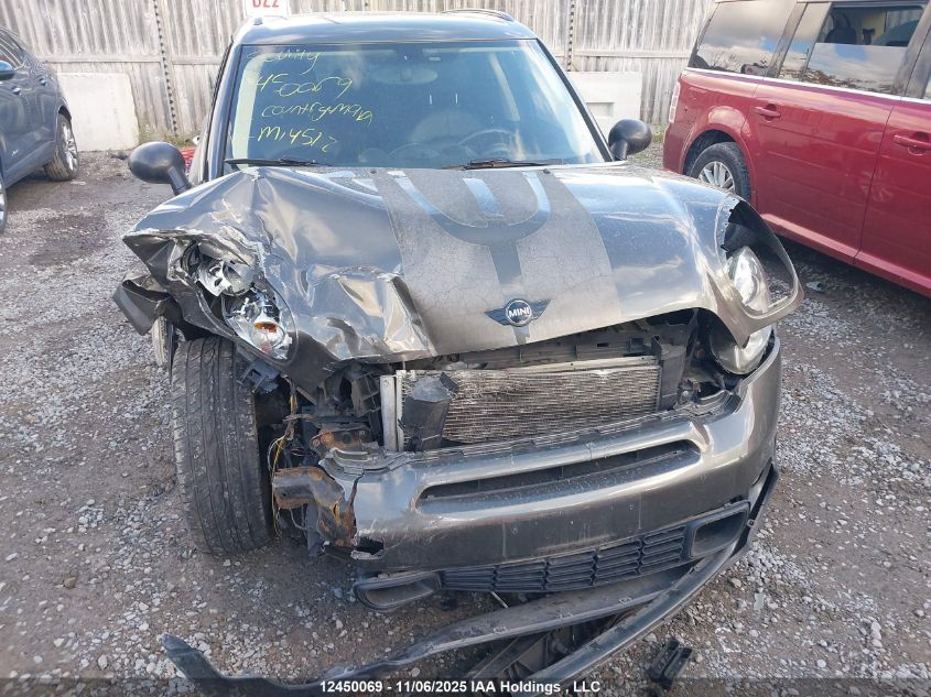 2012 Mini Cooper S Countryman VIN: WMWZC5C50CWM14512 Lot: 12450069