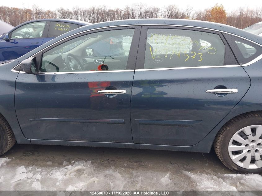 2013 Nissan Sentra VIN: 3N1AB7AP7DL724573 Lot: 12450070