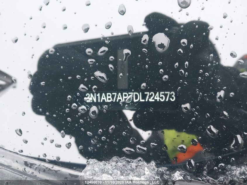 2013 Nissan Sentra VIN: 3N1AB7AP7DL724573 Lot: 12450070
