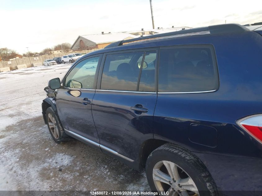 2012 Toyota Highlander VIN: 5TDBK3EHXCS158785 Lot: 12450072