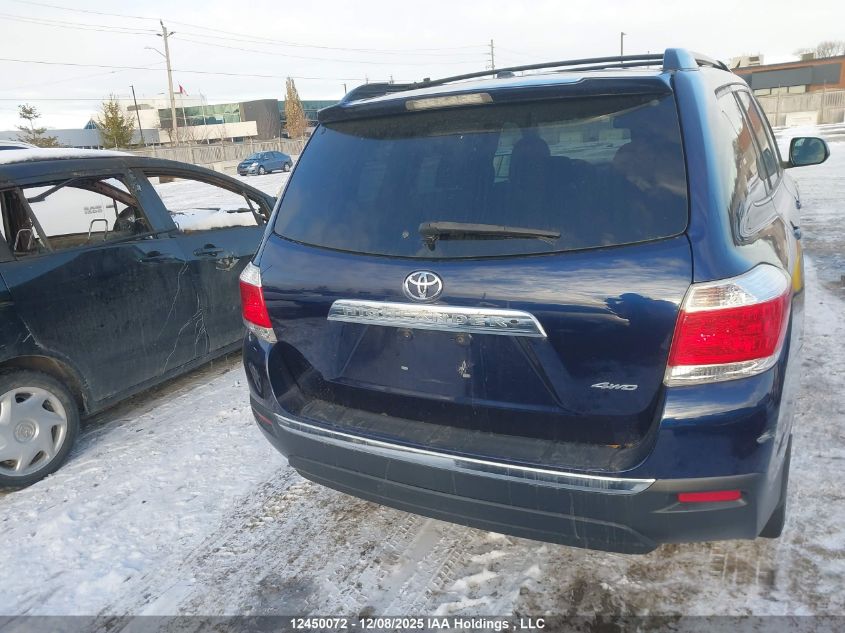 2012 Toyota Highlander VIN: 5TDBK3EHXCS158785 Lot: 12450072