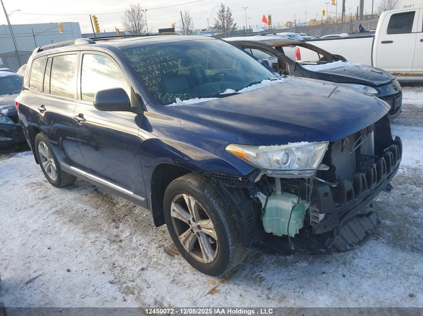 5TDBK3EHXCS158785 2012 Toyota Highlander auction photo 1