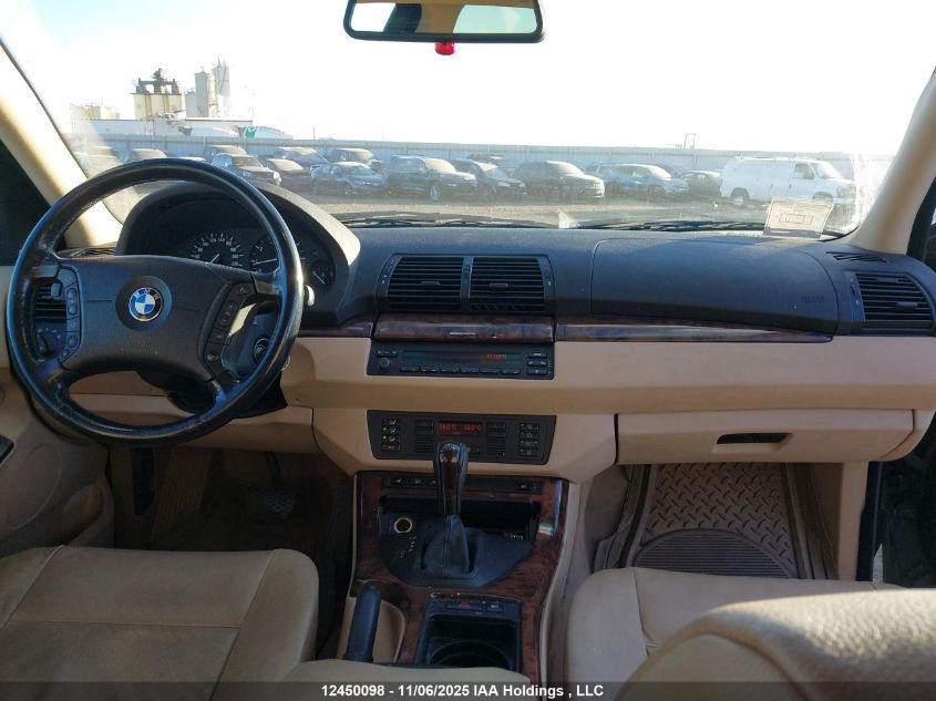 2003 BMW X5 3.0I VIN: 5UXFA53593LV87375 Lot: 12450098