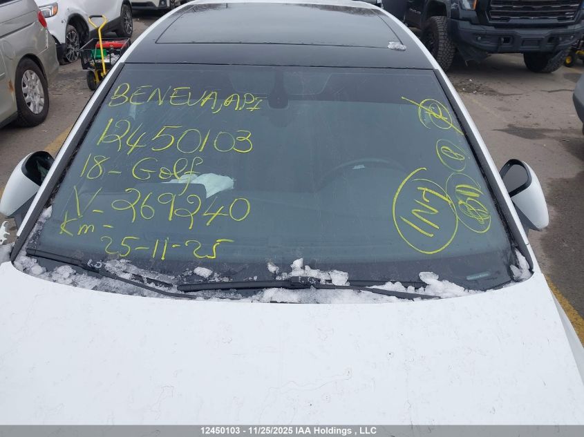 2018 Volkswagen Golf Gti 5-Door/5-Door Autobahn VIN: 3VW547AU3JM269240 Lot: 12450103