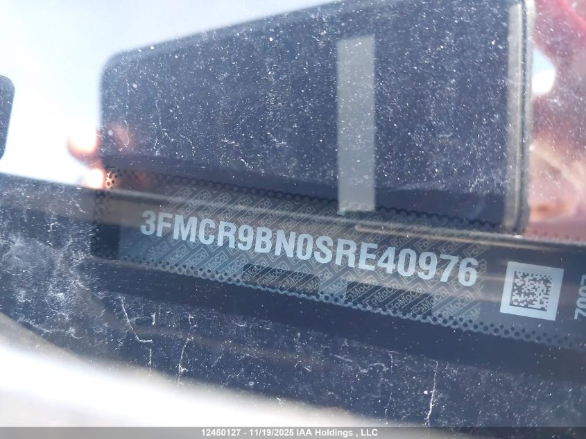 2025 Ford Bronco Sport VIN: 3FMCR9BN0SRE40976 Lot: 12450127