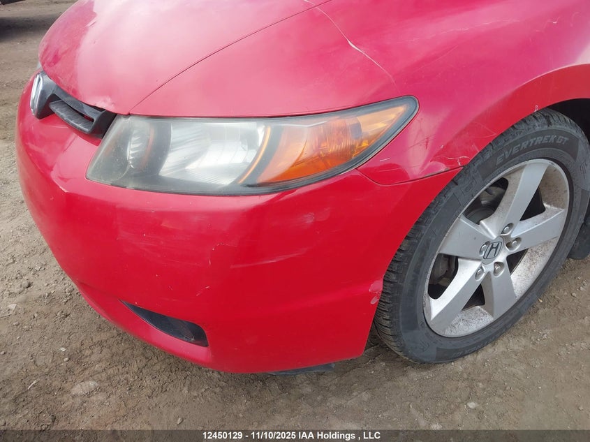 2008 Honda Civic Exl VIN: 2HGFG12978H008466 Lot: 12450129