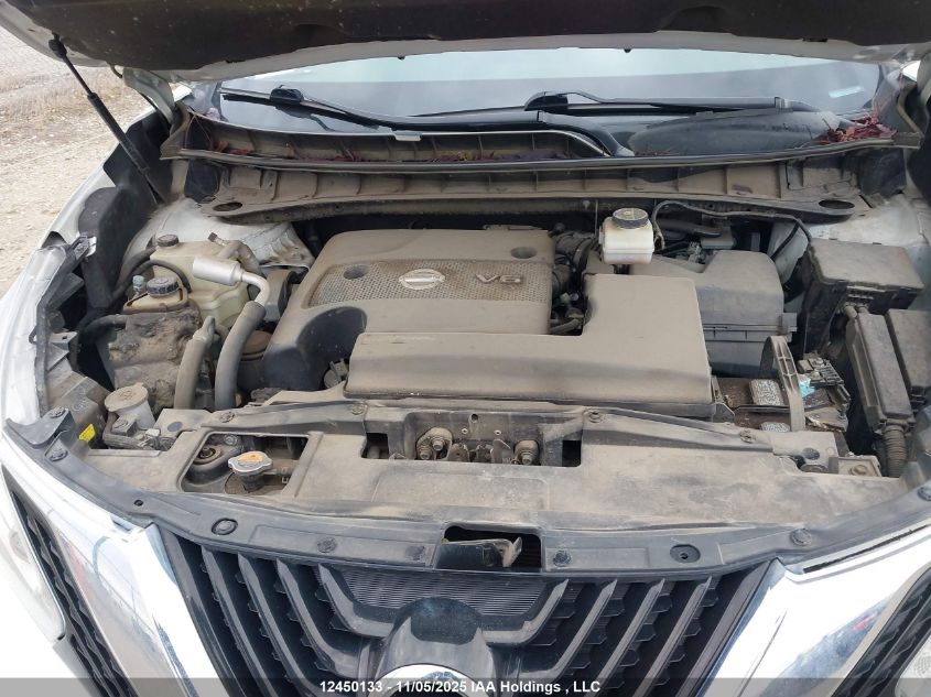 2016 Nissan Murano S/Sl/Sv/Platinum VIN: 5N1AZ2MH9GN100242 Lot: 12450133