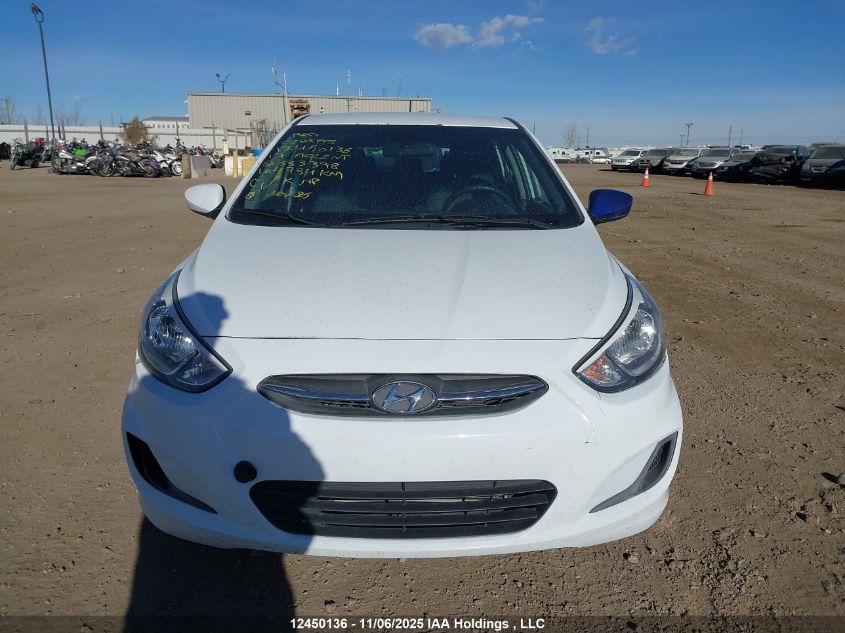2017 Hyundai Accent L VIN: KMHCT5AE3HU333398 Lot: 12450136