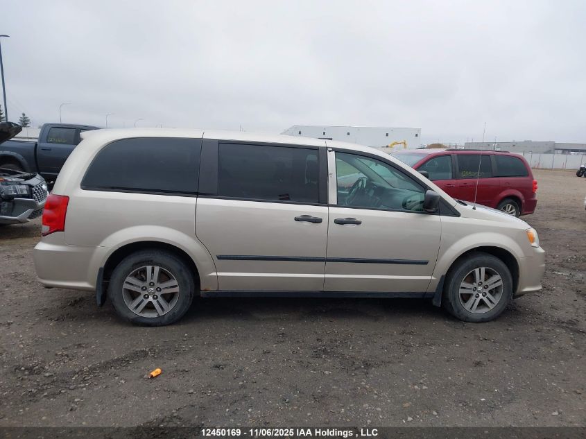 2013 Dodge Grand Caravan Se VIN: 2C4RDGBG6DR622080 Lot: 12450169