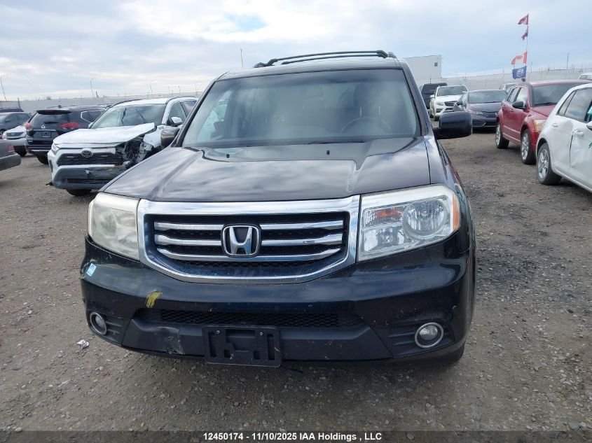 2014 Honda Pilot Touring VIN: 5FNYF4H91EB502701 Lot: 12450174