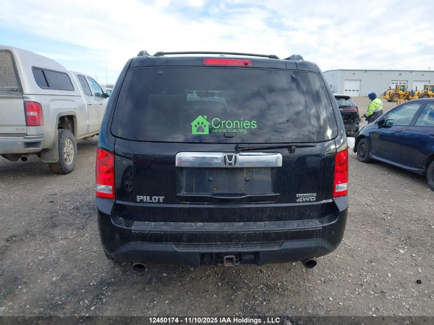 2014 Honda Pilot Touring VIN: 5FNYF4H91EB502701 Lot: 12450174