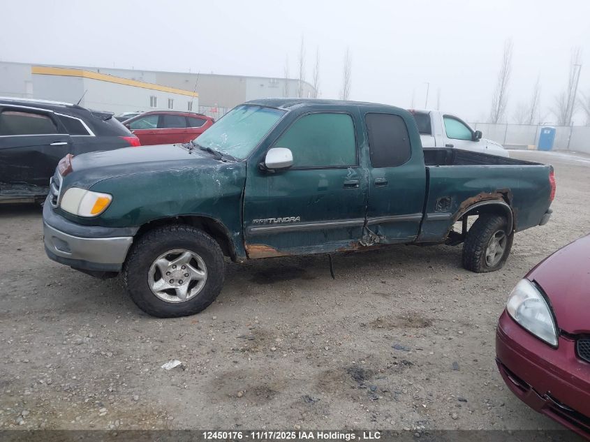 2000 Toyota Tundra Access Cab/Access Cab Sr5 VIN: 5TBBT4417YS017938 Lot: 12450176