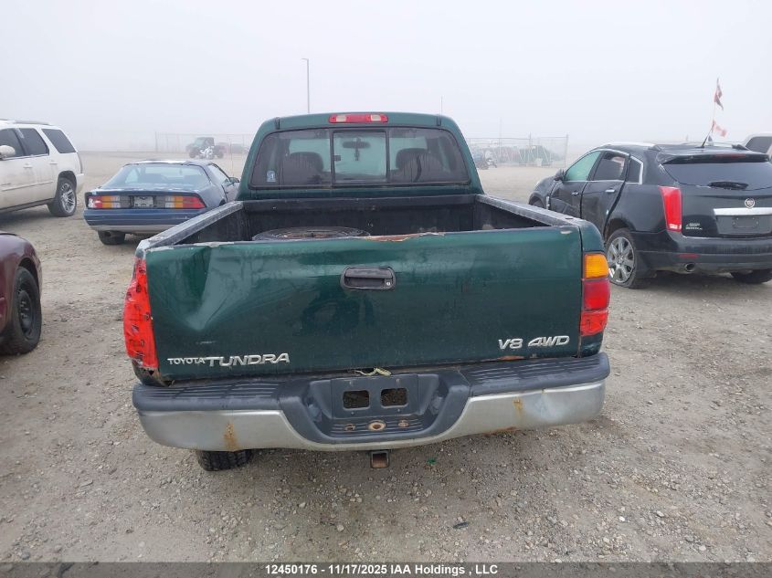 2000 Toyota Tundra Access Cab/Access Cab Sr5 VIN: 5TBBT4417YS017938 Lot: 12450176