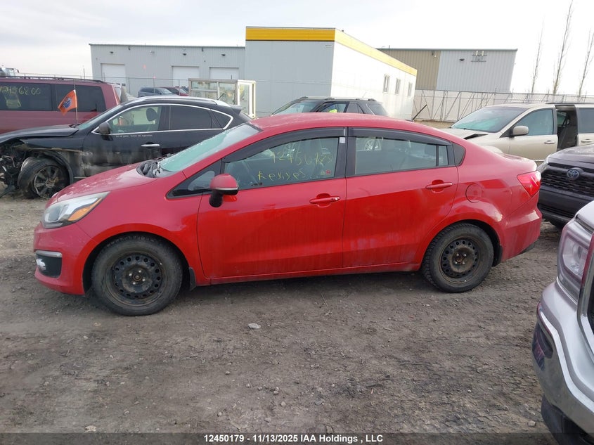 2016 Kia Rio Ex/Ex+ W/Sunroof/Lx/Lx+/Lx+ Eco/Sx VIN: KNADN4A39G6598256 Lot: 12450179